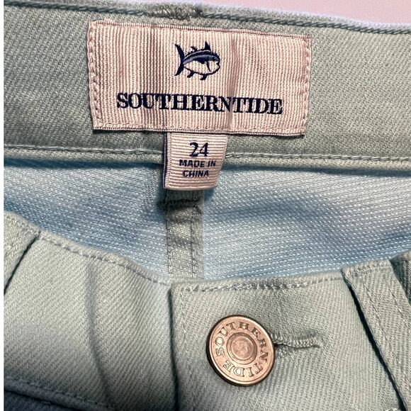 Southern Tide, Baby Blue, Skinny Jeans, women's waist 24, XS - Picture 3 of 12